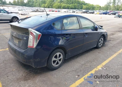 2012 Toyota Prius Four from USA, damaged, VIN JTDKN3DU8C1537528